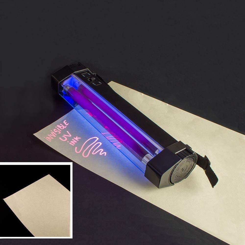 Invisible Permanent UV Ink, Fluorescent Ink, Visible at Black